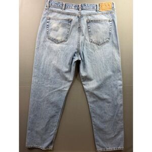 Canyon River Blues Jeans Mens Light Wash Relaxed Fit Denim 35x32
